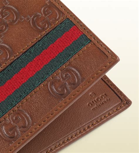 brown gucci wallet men's|brown gucci wallet men.